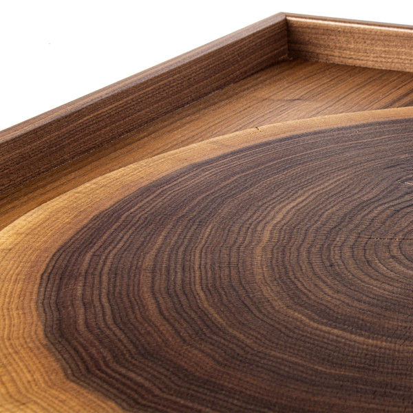 WOODEN TOP WITH NATURAL WALNUT TRUNK