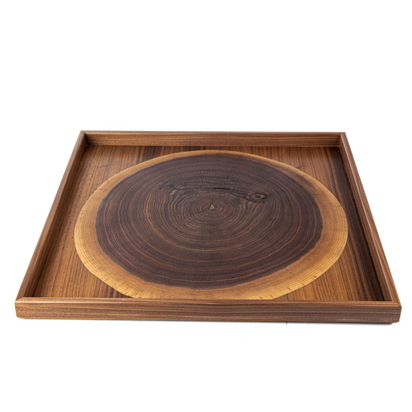 WOODEN TOP WITH NATURAL WALNUT TRUNK