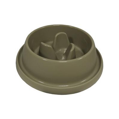 GAMELLE ANTI-GLOUTON T3 30CM 2L GRIS