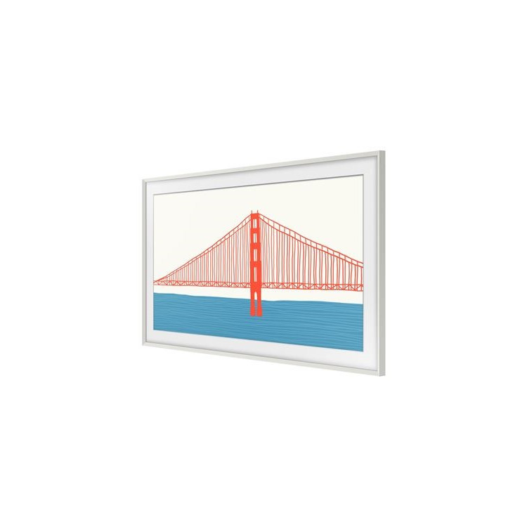 QUADRO DE TV O QUADRO 55'' 2021 BISELADO BRANCO