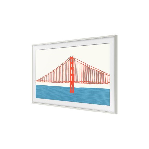 QUADRO DE TV O QUADRO 55'' 2021 BISELADO BRANCO