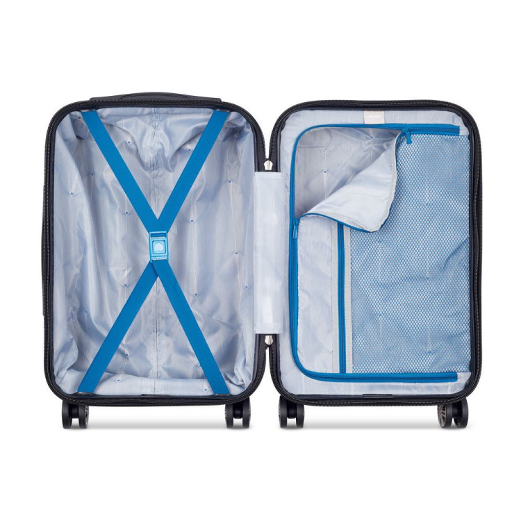 VALISE TROLLEY COMETE + 4DR 77CM NOIR