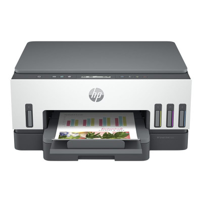 IMPRESSORA DE TINTA MULTIFUNCIONAL BRANCA E CINZA SMART TANK 7005