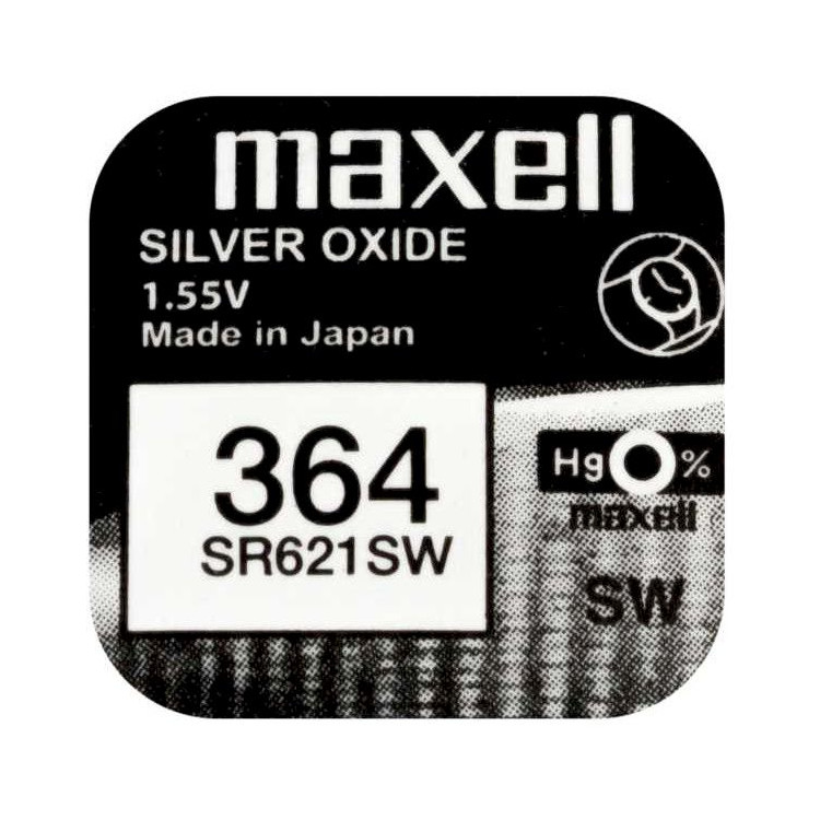 BUTTON BATTERY SR621 1.55V