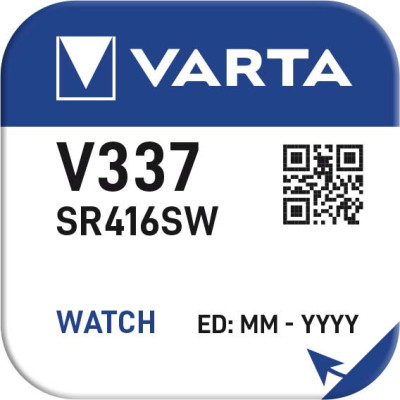BUTTON BATTERY V337 1.55V