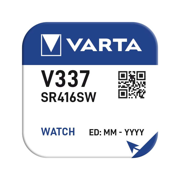 BUTTON BATTERY V337 1.55V