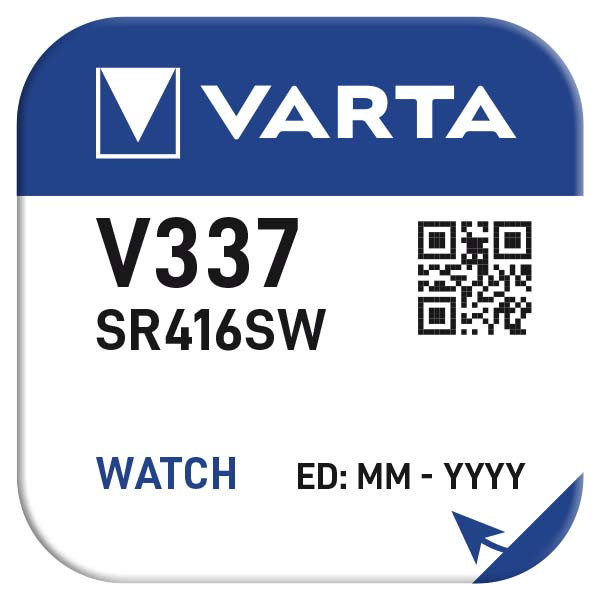 BUTTON BATTERY V337 1.55V
