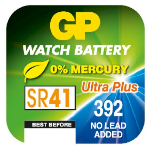 BUTTON BATTERY SILVER OXIDE V392 / 384 SR41