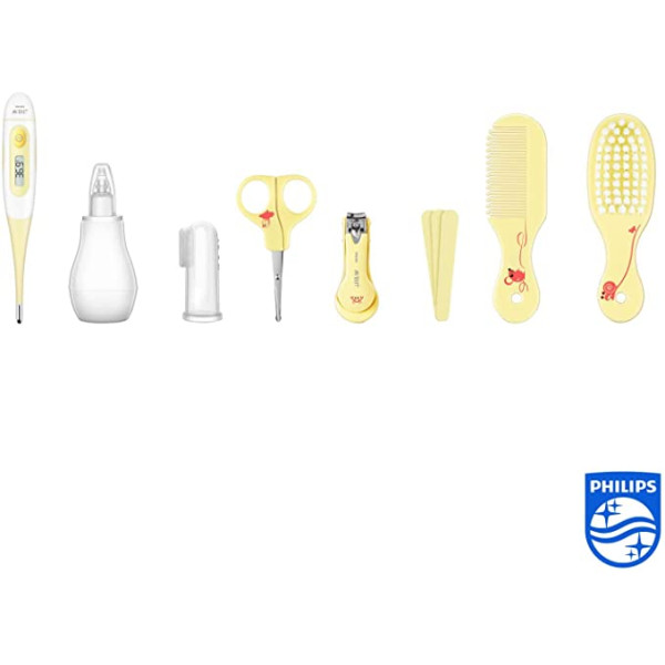 KIT DE CUIDADOS PARA BEBÊ AMARELO/AZUL