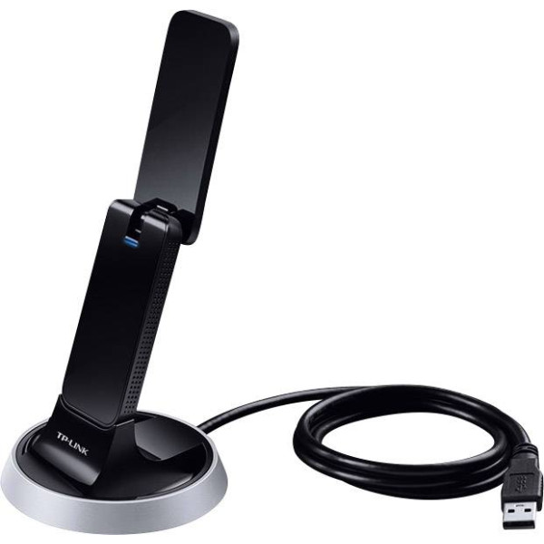 AC1900 T9UH ADAPTADOR USB DE BANDA DUPLA WIFI PRETO