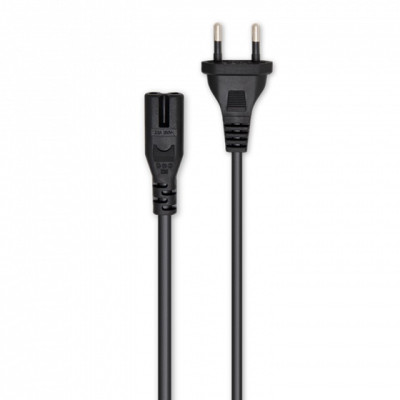 CABLE D'ALIMENTATIONBIP CEE 7-16/IEC C7 M/F 2M