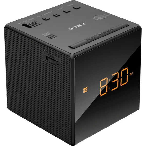 BLACK DIGITAL DISPLAY ALARM RADIO