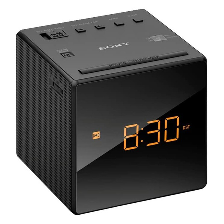 BLACK DIGITAL DISPLAY ALARM RADIO