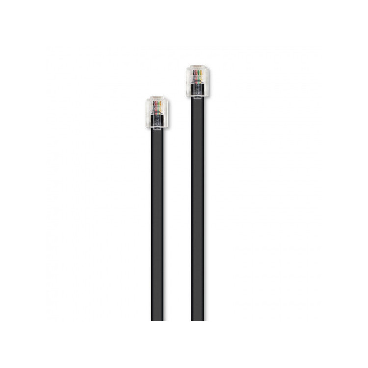 CABO ADSL RJ11 M/M PRETO 2M