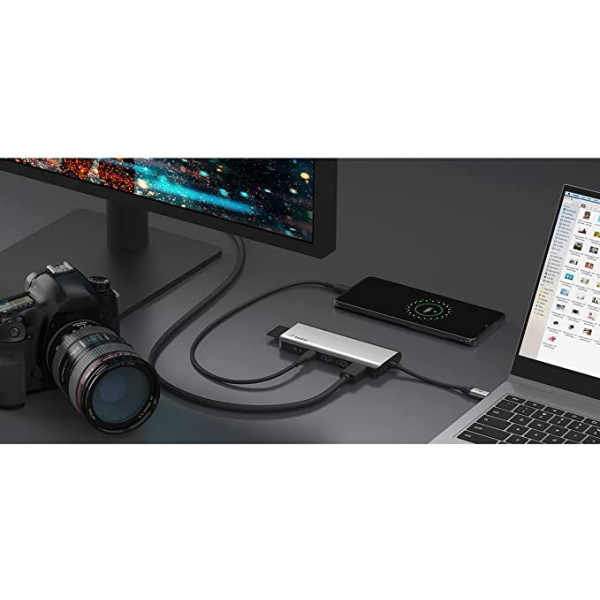 STATION D'ACCUEIL 4 PORTS HDMI, USB-A x 2, USB-C 100 W