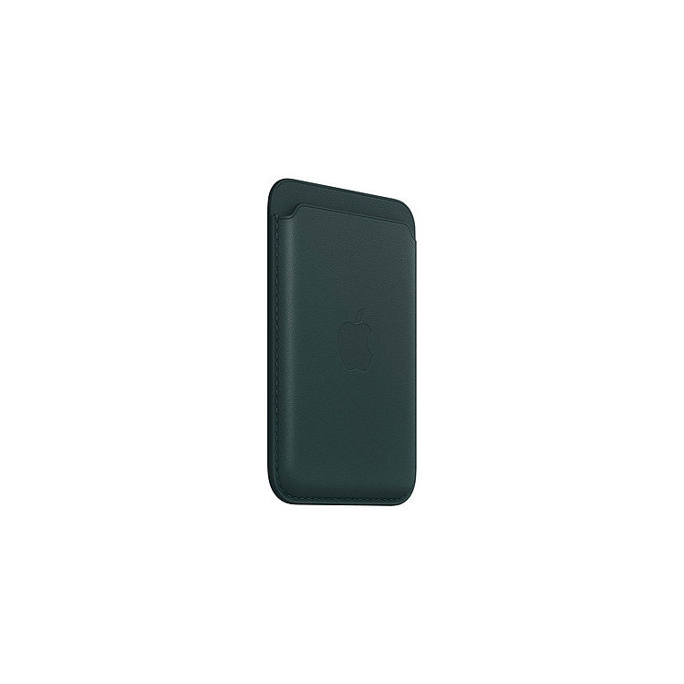CARTEIRA COM MAGSAFE PARA IPHONE FOREST VERDE COURO