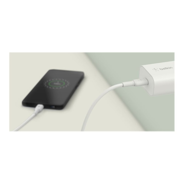 CARREGADOR CA RÁPIDO 25W PD USB-C BRANCO