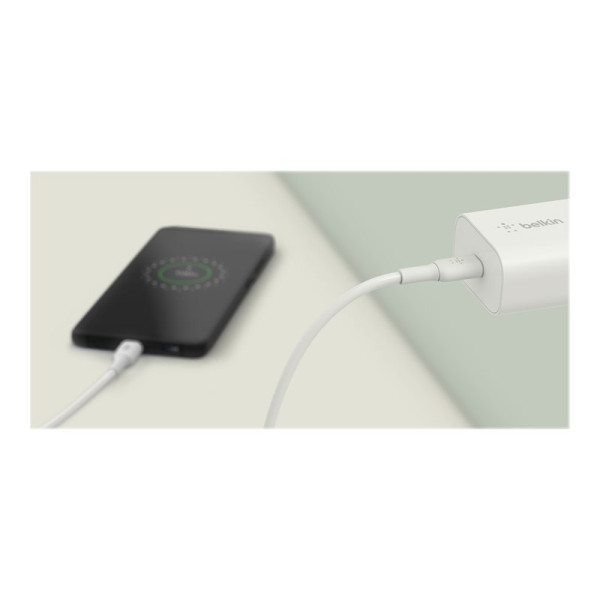 CARREGADOR CA RÁPIDO 25W PD USB-C BRANCO