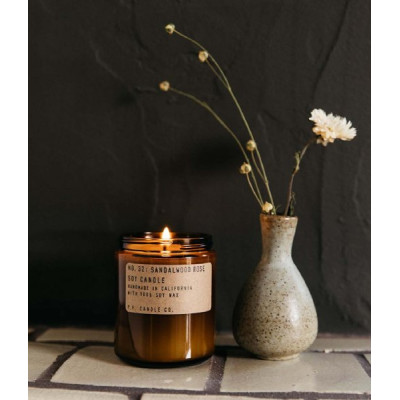 BOUGIE EN CIRE DE SOJA BOIS DE SANTAL 207ML  2