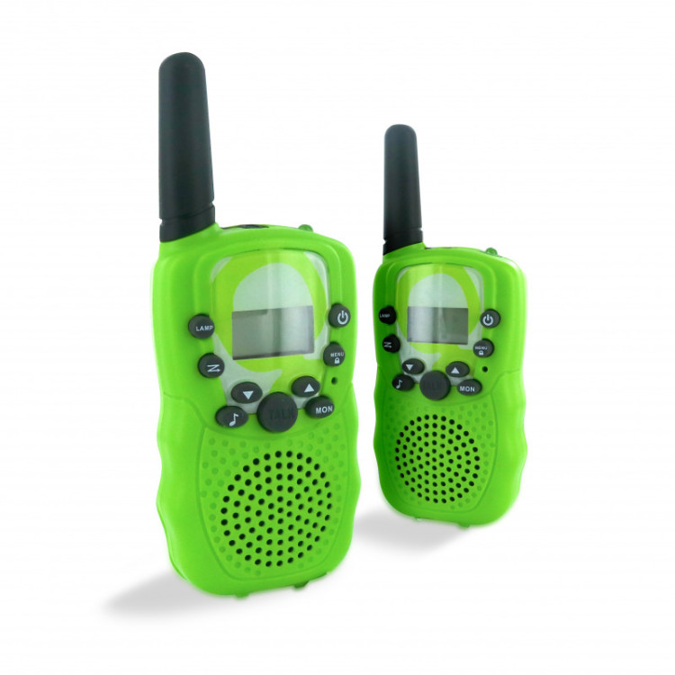 WALKIE TALKIE COM FUNÇÃO DE LANTERNA VERDE