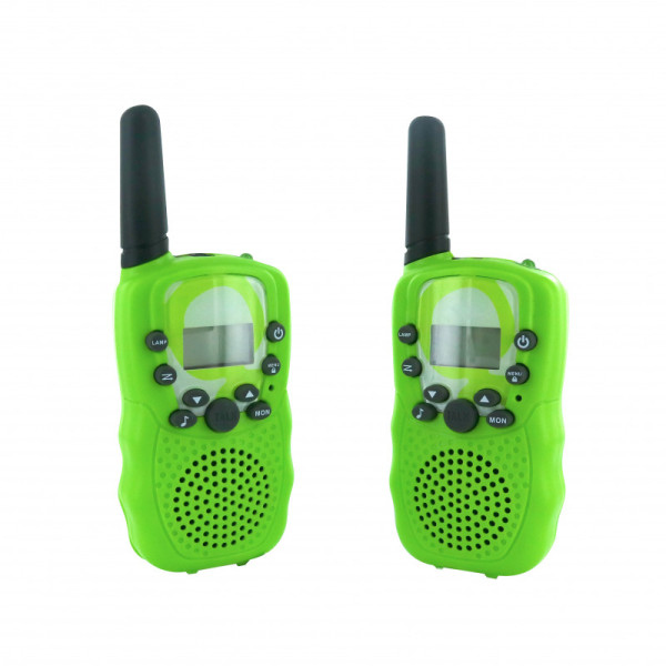 WALKIE TALKIE COM FUNÇÃO DE LANTERNA VERDE