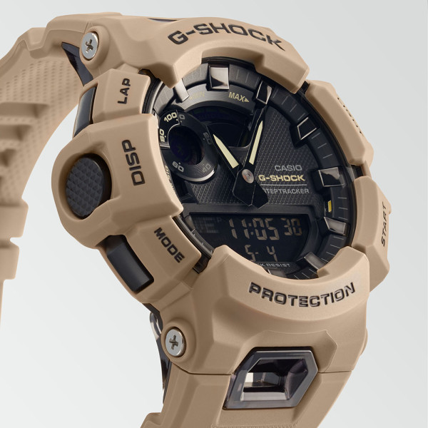 MONTRE HOMME G-SQUAD BLUETOOTH GBA-900UU MARRON CLAIR