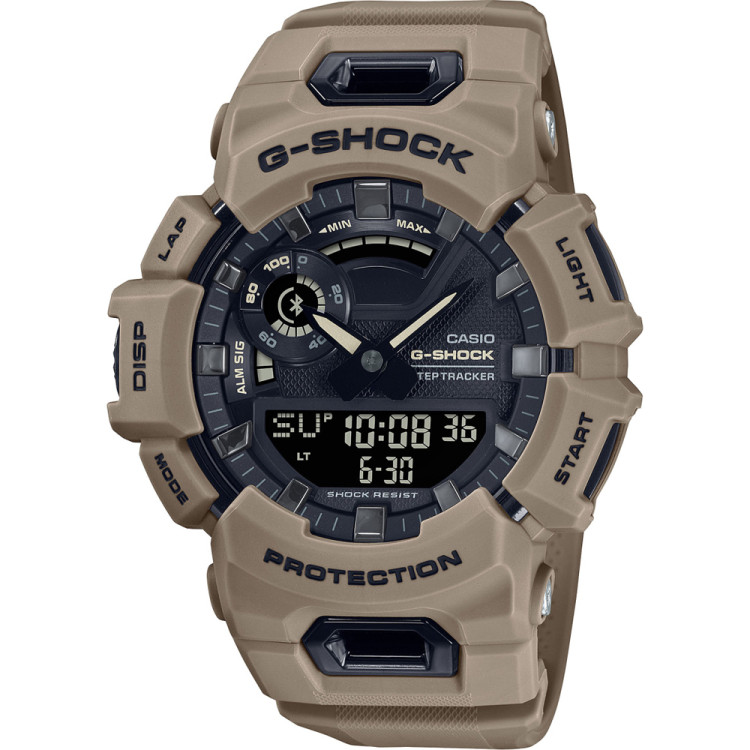 MONTRE HOMME G-SQUAD BLUETOOTH GBA-900UU MARRON CLAIR