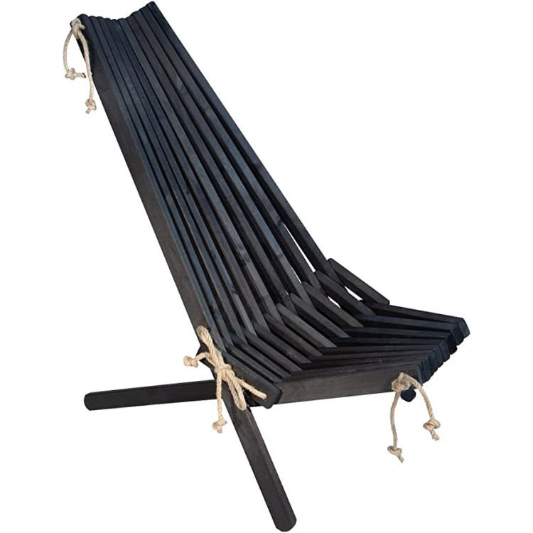 WOODEN CHILIEN ECO CHAIR ALDER BLACK OIL