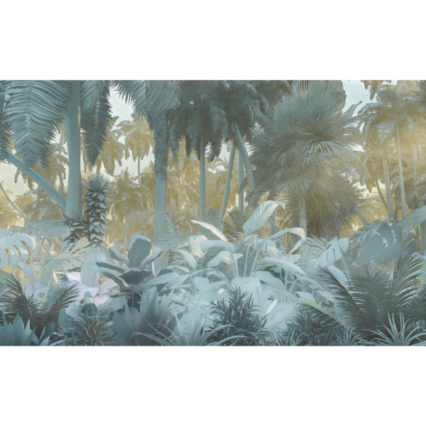 Pôster XXL IMPRESSÃO DIGITAL 'MISTY JUNGLE' 400 x 250 CM