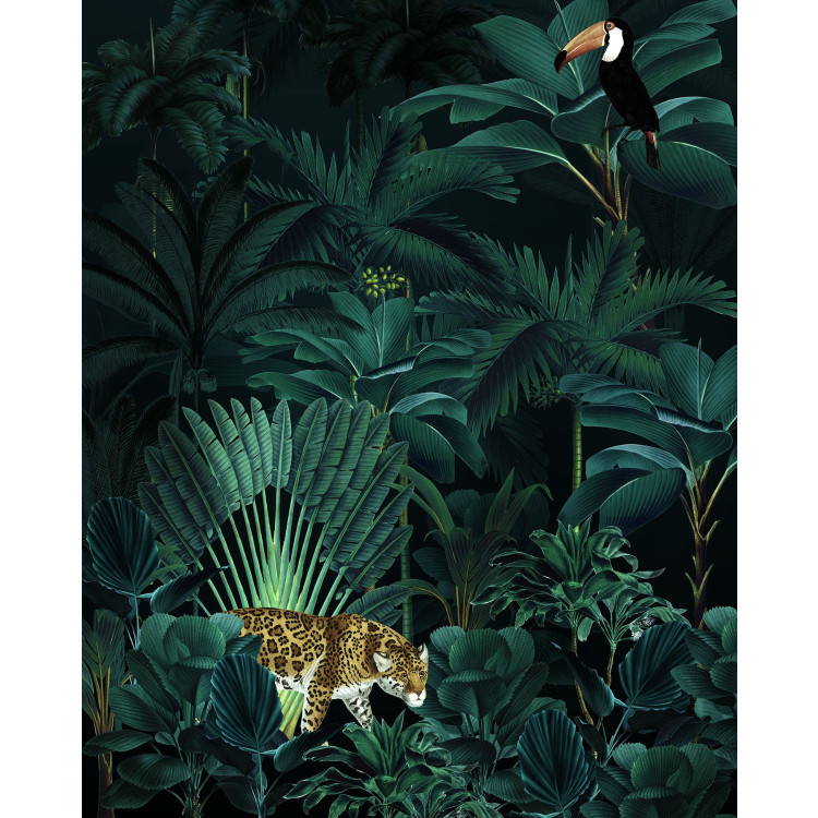 XXL POSTER DIGITAL PRINT ''JUNGLE NIGHT'' 200 X 250 CM