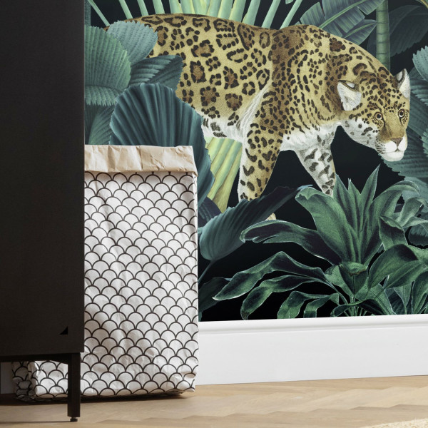 XXL POSTER DIGITAL PRINT ''JUNGLE NIGHT'' 200 X 250 CM