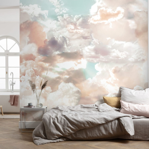 Pôster XXL IMPRESSÃO DIGITAL ''NUVENS SUAVES'' 350 X 250 CM