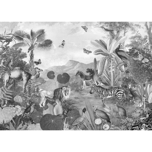 CARTAZ IMPRESSO DIGITAL XXL ''FLORA & FAUNA'' 350 X 250 CM