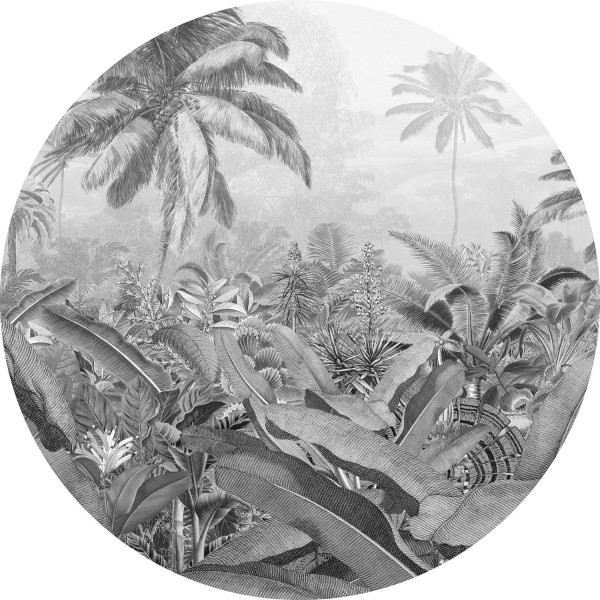 SELF-ADHESIVE ROUND STICKER ''AMAZONIAN SPIRIT'' 125 X 125 CM