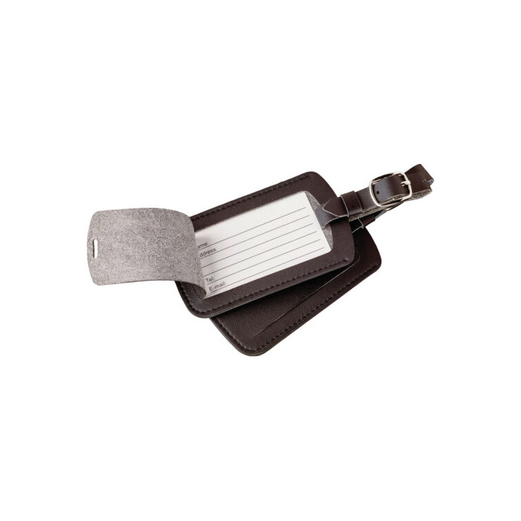 BLACK LUGGAGE TAG (X2)
