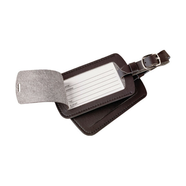 BLACK LUGGAGE TAG (X2)