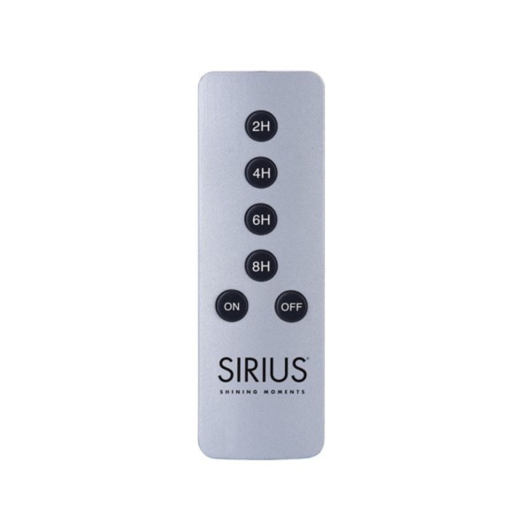 TELECOMMANDE POUR BOUGIES LED ALUMINIUM GRIS