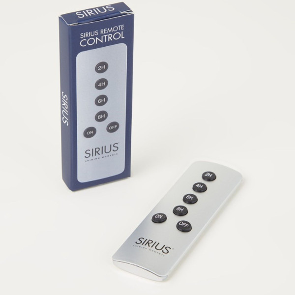 CONTROLE REMOTO PARA VELAS LED DE ALUMÍNIO CINZENTO