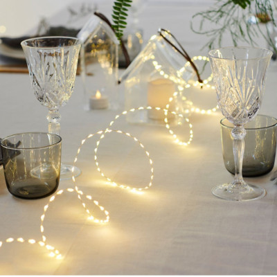 GUIRLANDE KIKI 155 LEDS GRAINS DE RIZ SUR SECTEUR 2