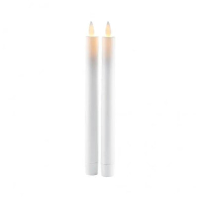 ENSEMBLE DE 2 BOUGIES BLANCHES LED SARA