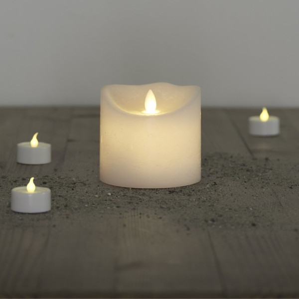 LED CANDLE SARA WHITE10.4 CM