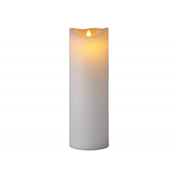 VELA DE LED SARA EXCLUSIVA BRANCA 25 CM