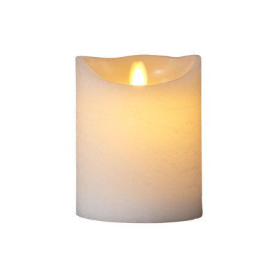 MINI VELA LED SARA BRANCA 12,5 CM (X2)