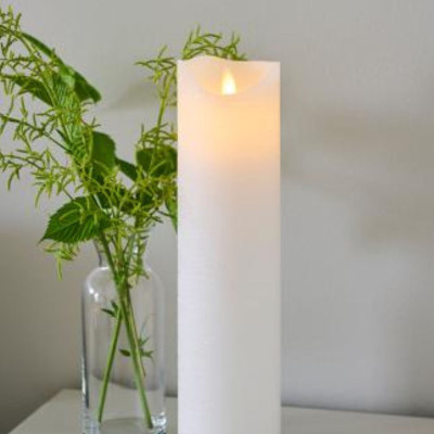 BOUGIE LED RECHARGEABLE SARAHØ7,5X30 CM 2