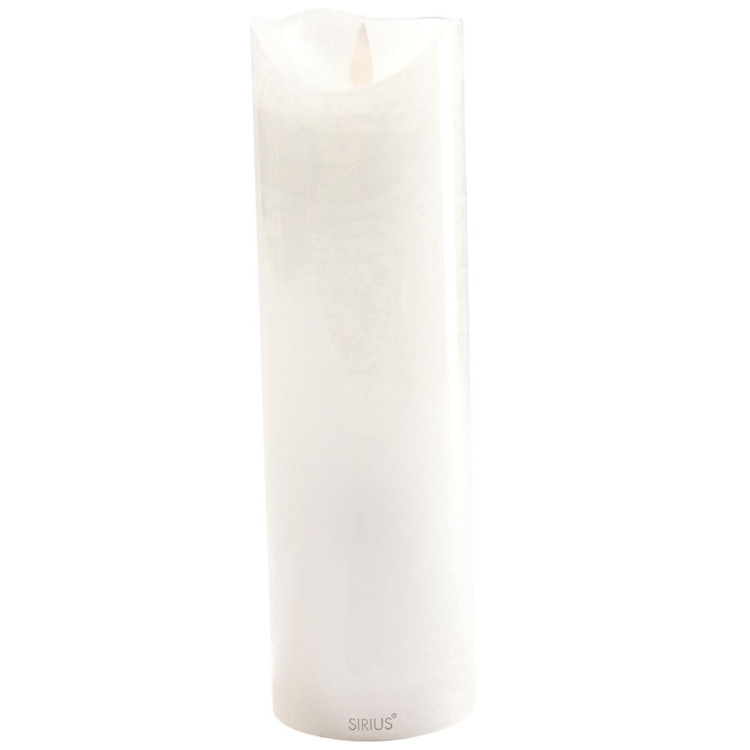 RECHARGEABLE LED CANDLE SARAH Ø7,5X25CM