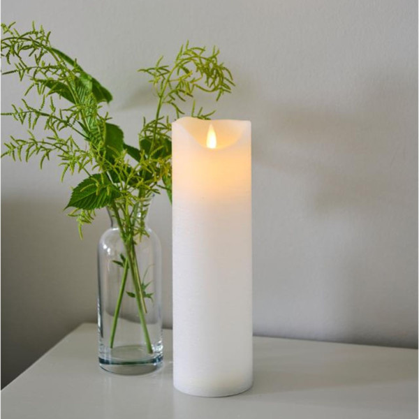 BOUGIE LED RECHARGEABLE SARAHØ7,5X25CM