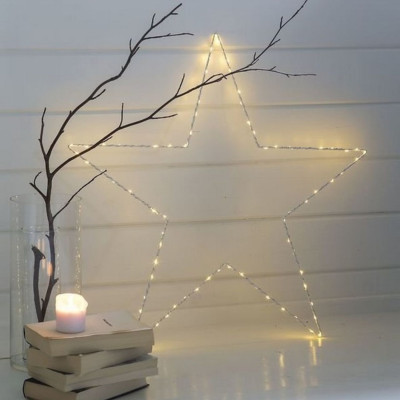 ETOILE LUMINEUSE LIVA 80 LED BLANC 2