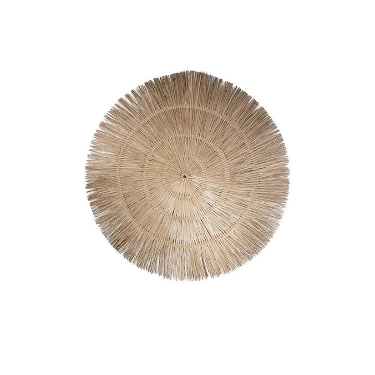 DECORAÇÃO DE PAREDE GRAMA DO MAR DIÂMETRO 115 CM