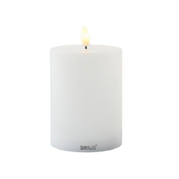 SILLE DE VELA DE LED EXTERIOR 7,5 X1 2,5 CM BRANCO