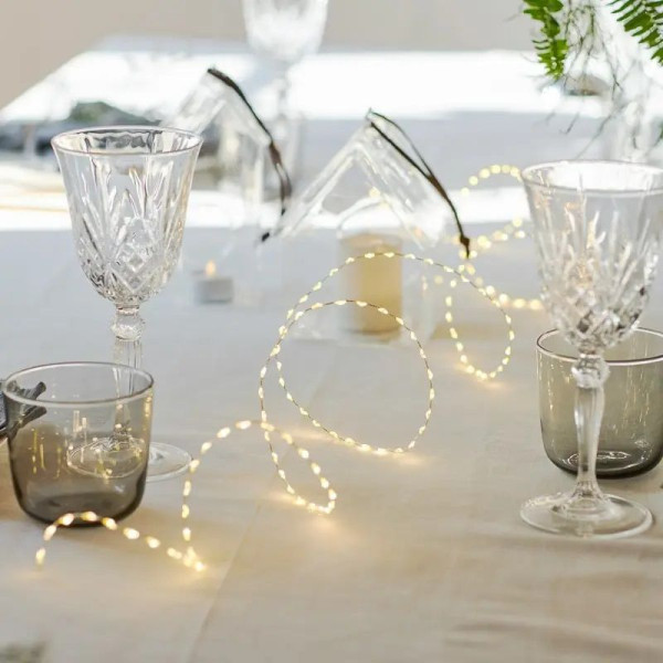 KIKI 155 LEDS GREEN WIRE LIGHT GARLAND